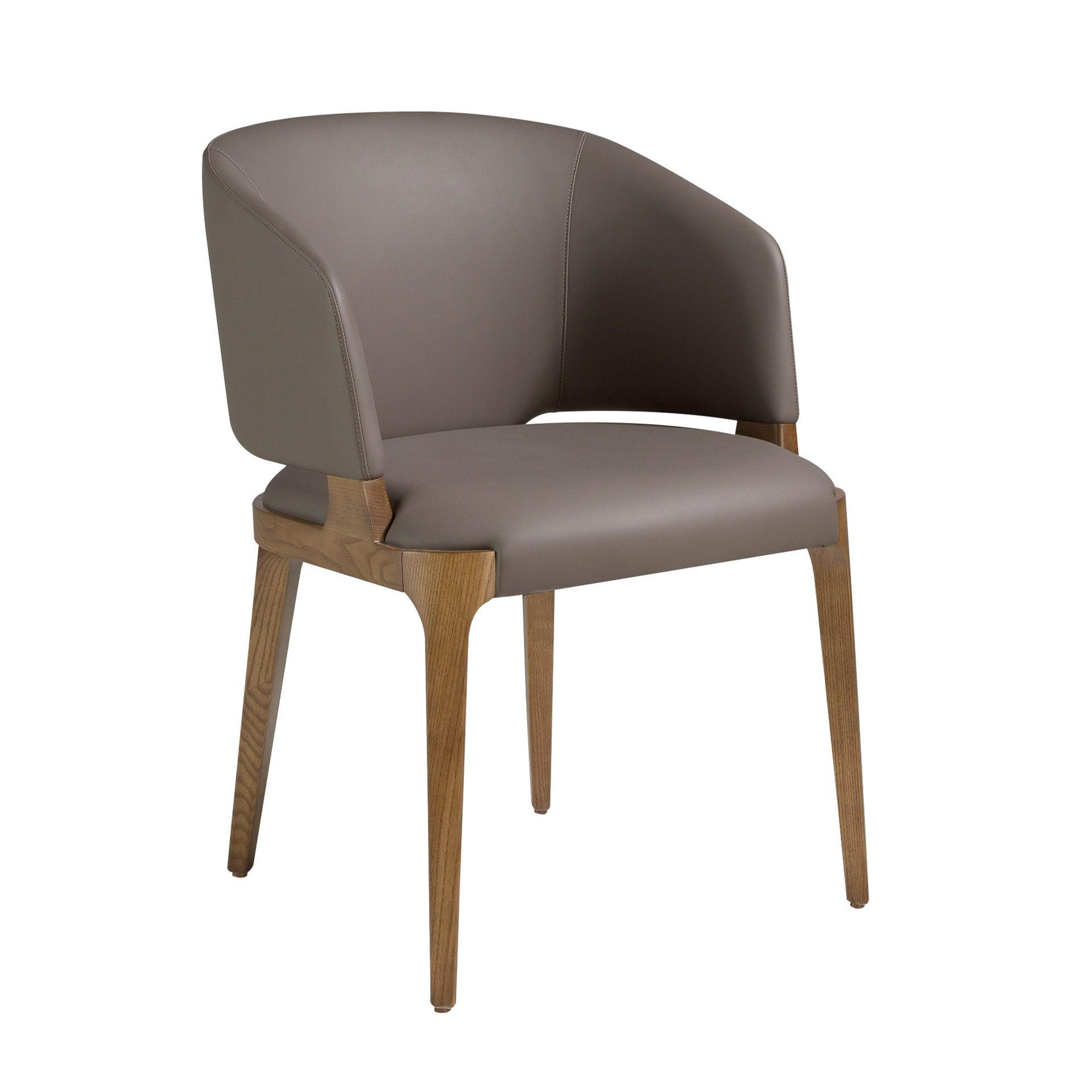 Angel Cerda Stuhl Taupe 57x76x58 cm