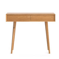 KONSOLENTISCH Quatro aus massivem Eichenholz 120 cm - Eichefarben/Braun, Holz (120/35/80cm) - Danzz