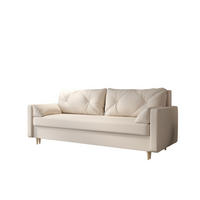 SOFA ASTRA mit Schlaffunktion COSMIC 10 mit Stauraum - Beige, Textil (90/88/228cm) - Bedante