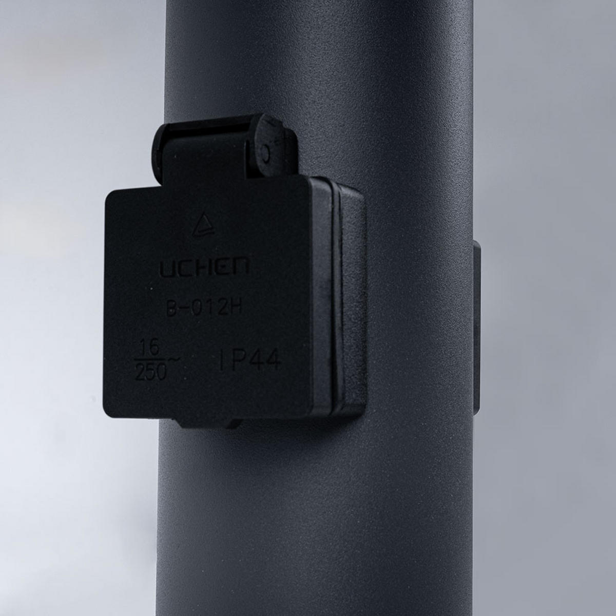 LED AUSSENLEUCHTE Anthrazit RGB - Anthrazit, Metall (7.6/7.6/60cm)