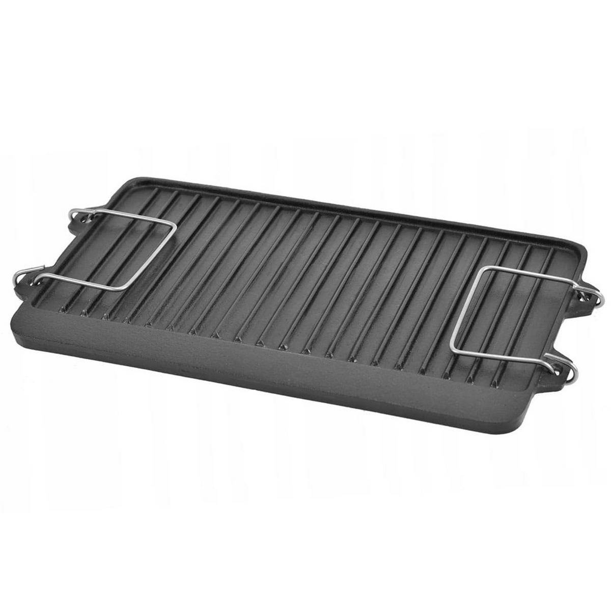 GRILLPFANNE Graphit 44/24/2 cm KS2643 - Graphitfarben, Metall (44cm) - Krisberg 