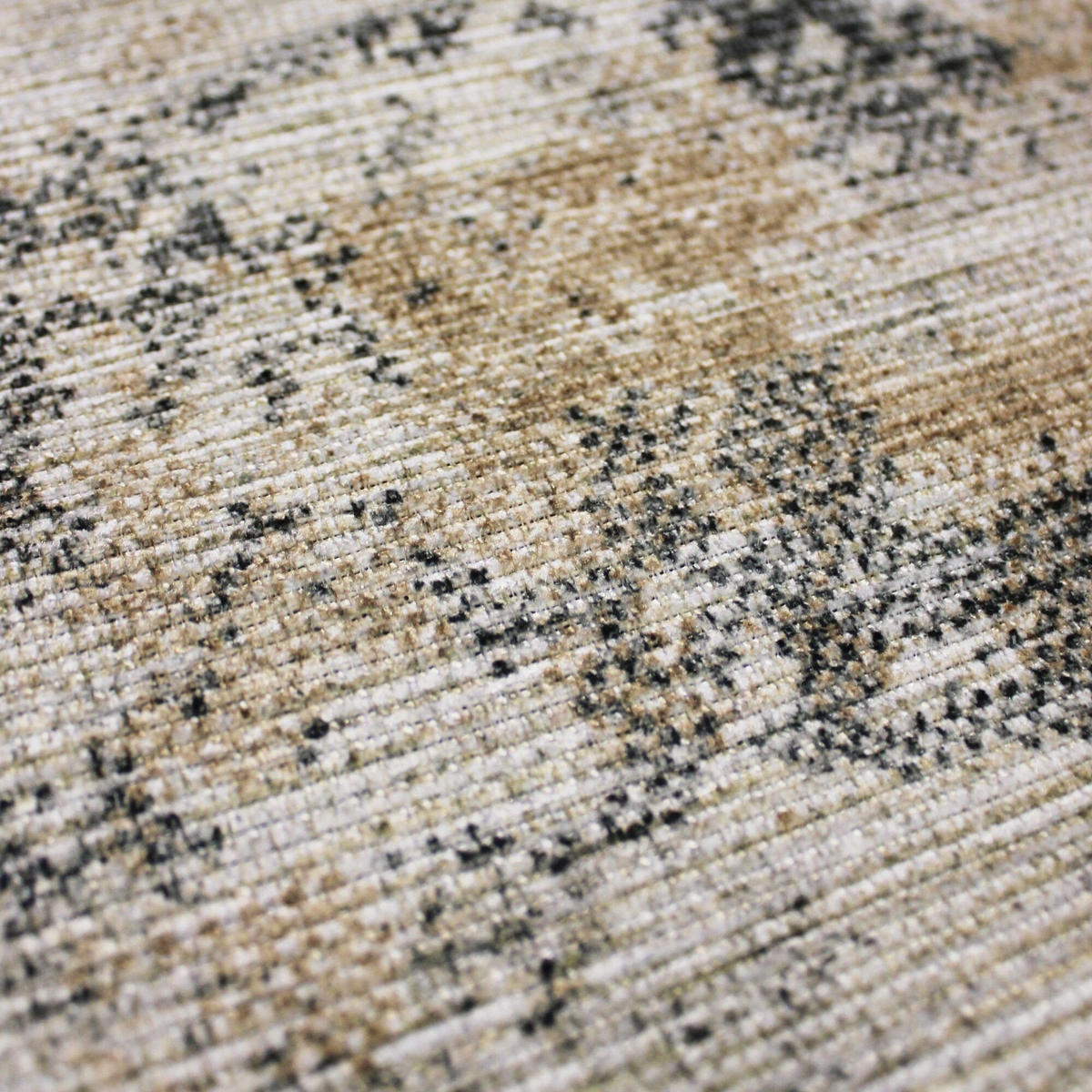 TEPPICH waschbar Abstrakt, Wohnzimmer schmutzabweisend Gelb-Natur Rechteckig 152x230 - Beige, Textil (152/230cm) - KADIMA DESIGN