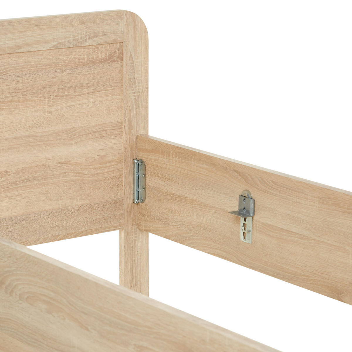 HOLZBETT Seniorenbett 100/200 Natur - Braun, Holz (100/200cm) - Homestyle4u