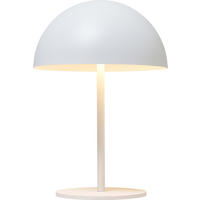 LED-TISCHLAMPE Pilzform dimmbar Metall Ø18x28xcm Weiß - Weiß, Metall (18/18/28cm) - Northpoint