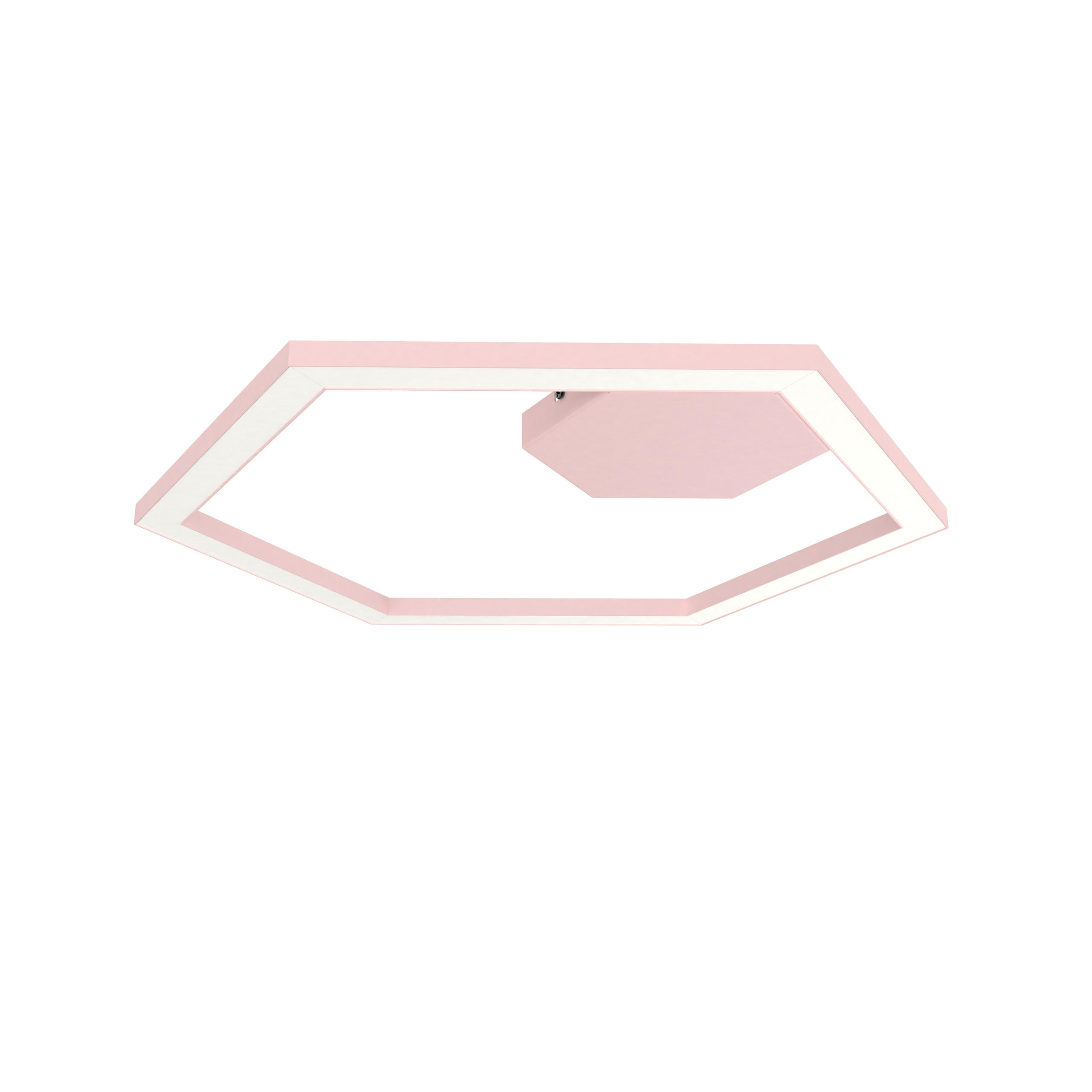 LED-DECKENLEUCHTE - Pink, Metall (1.6/3/60cm) - Lumicom