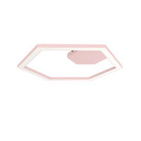 LED-DECKENLEUCHTE - Pink, Metall (1.6/3/60cm) - Lumicom