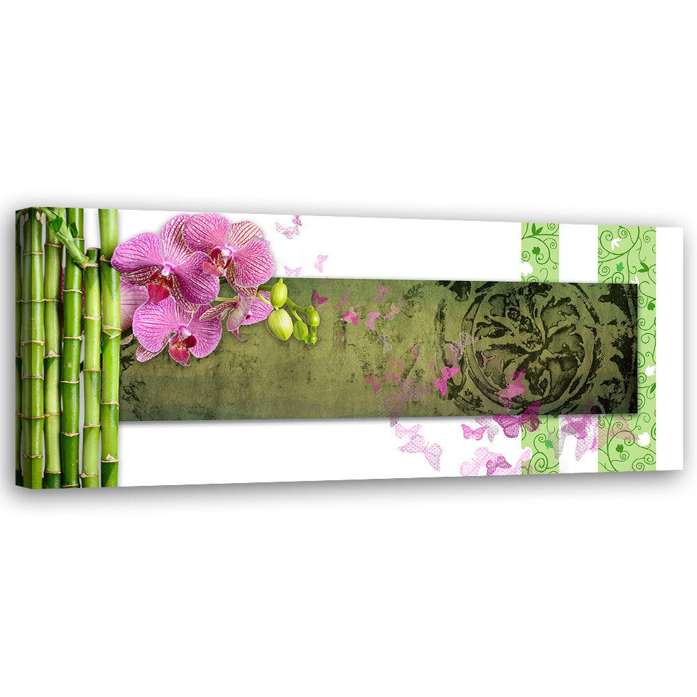 KUNSTDRUCK Grün 120/40 cm - Grün, Textil (120/40cm) - KUNSTLOFT