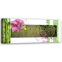 KUNSTDRUCK Grün 120/40 cm - Grün, Textil (120/40cm) - KUNSTLOFT