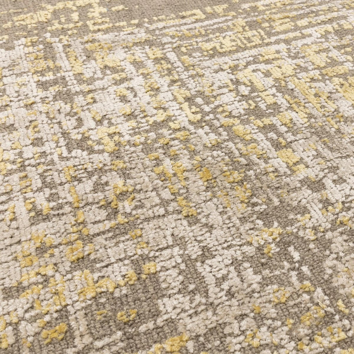 TEPPICH Moderner für Wohn- und Schlafzimmer MILANO Gelb 200 x 290 cm - Gelb, Naturmaterialien (200/290cm) - Novatrend