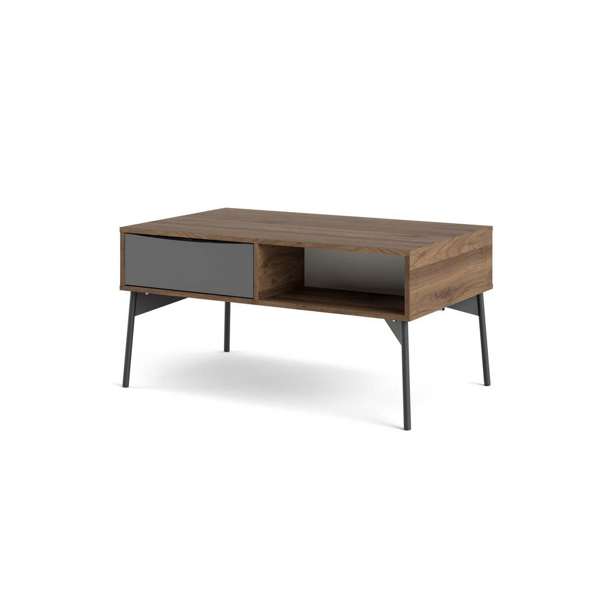 COUCHTISCH Braun,grau - Braun, Holzwerkstoff (60/99/49cm) - ebuy24