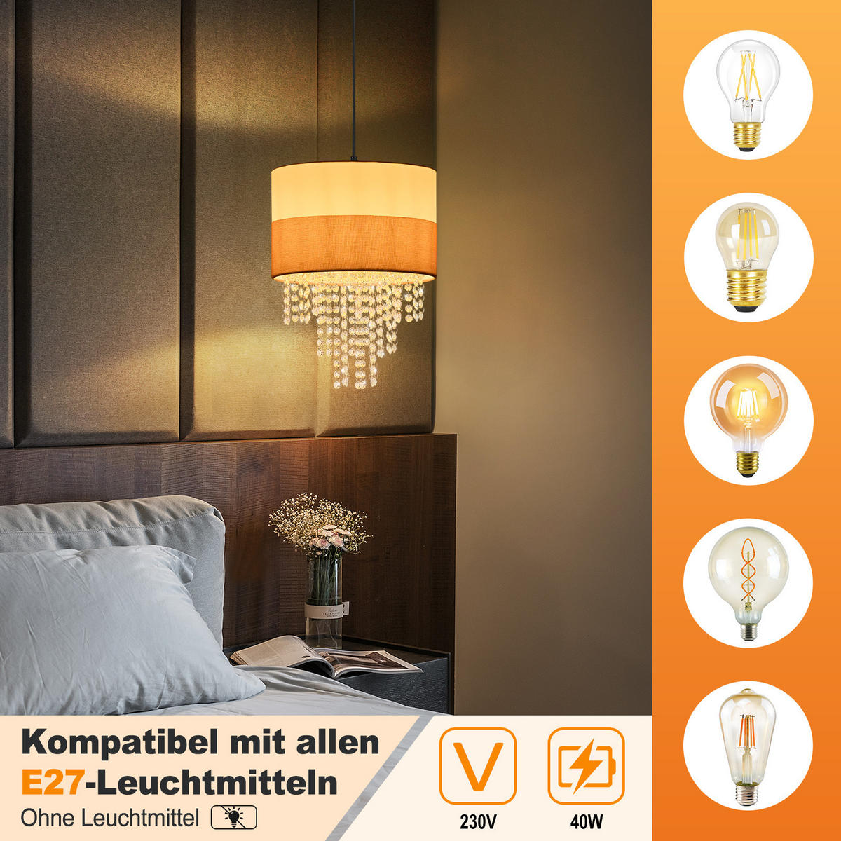 PENDELLEUCHTE Hazel 10/32/120 cm - Weiß, Metall (10/32/120cm) - ZMH