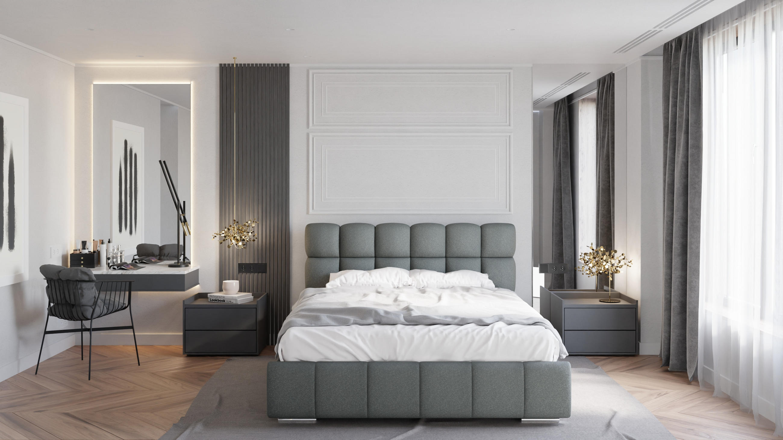 POLSTERBETT Bliss 160 x 200 cm mit Bettkasten und Lattenrost taschenfederkernmatratze mit kokos 21cm - dunkelgrau - Dunkelgrau, Holz (160/200cm) - Panda Möbel