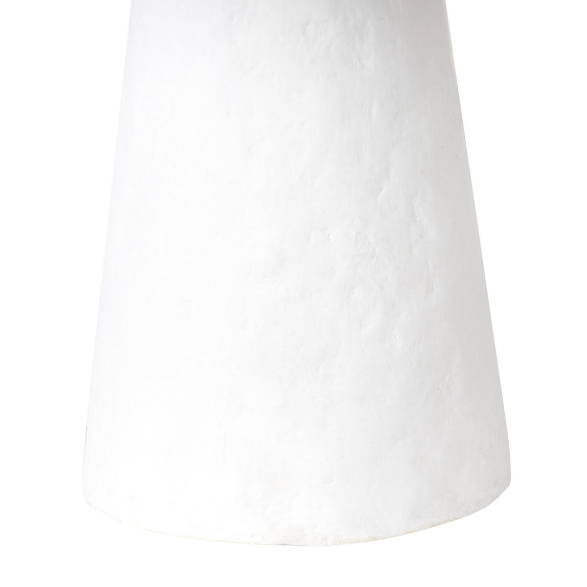 TISCHLEUCHTE Weiß Arroyo - Weiß, Papier (20/20/40cm) - Beliani