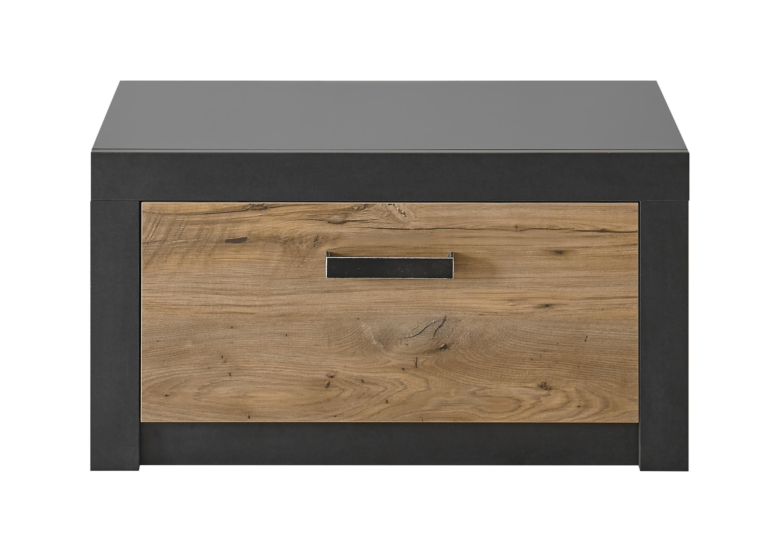 GARDEROBENBANK I11 Fresko Grau & Kastanie 80/43/42 cm - Kastanienfarben, Holzwerkstoff (80/43/42cm) - Livojo