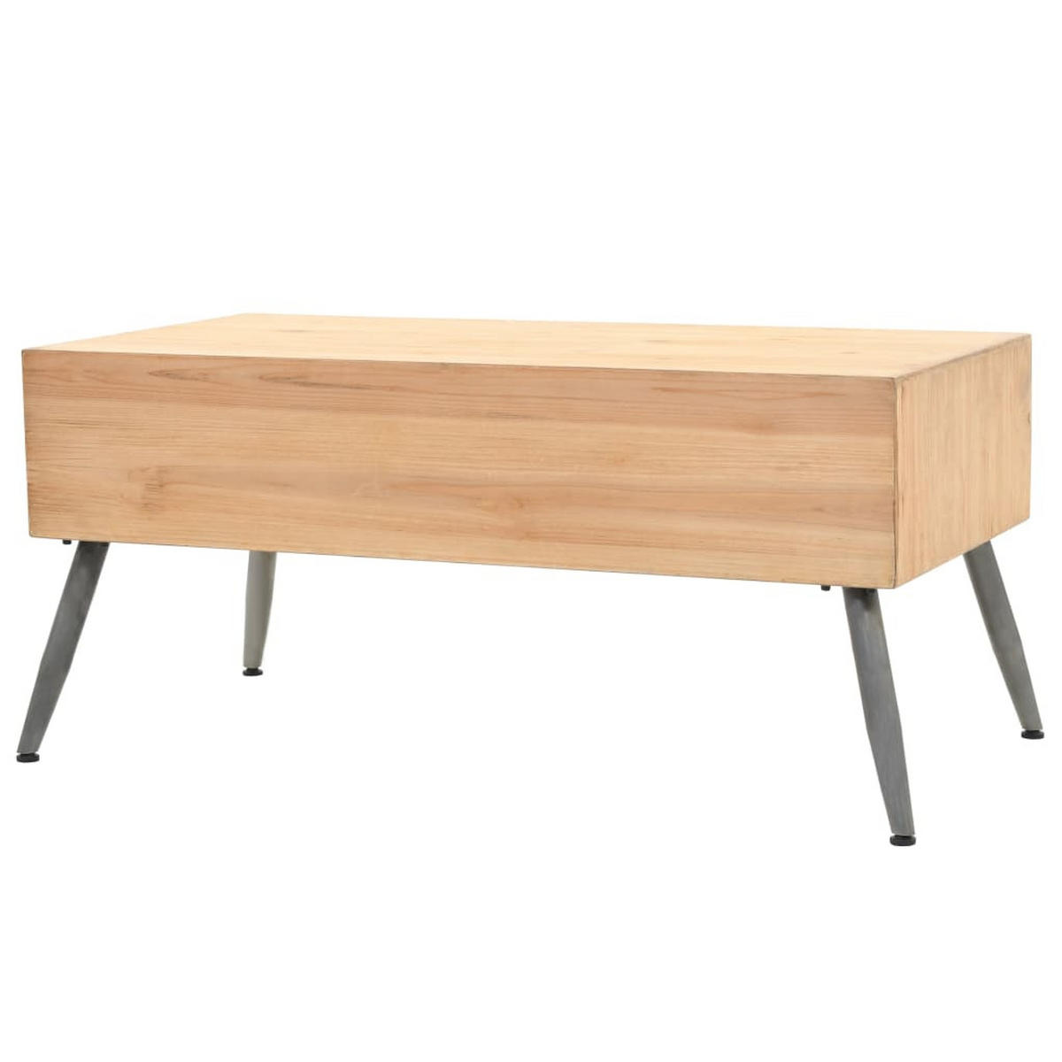 COUCHTISCH Tannenholz Massiv 115 × 55 × 50 - Braun, Holzwerkstoff (110/110/50cm) - furnicato