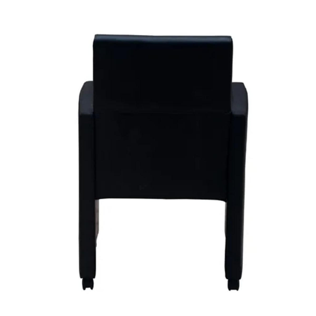 ESSZIMMERSTÜHLE 2 Stk. Schwarz Kunstleder 58.5*65*88cm - Schwarz, Leder (58.5/88/65cm) - ZMH