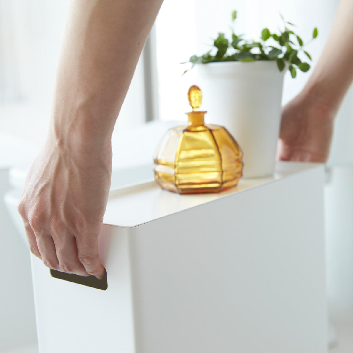 TOILETTENPAPIERHALTER Tower 2294 weiß 48/33/12,5 cm - Weiß, Metall (12.5/48/33cm) - Yamazaki