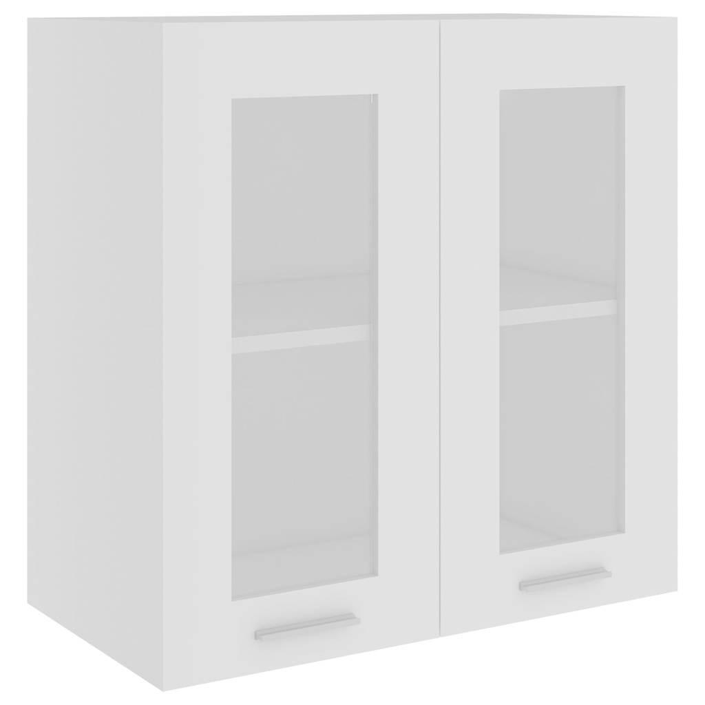 HÄNGEGLASSCHRANK Lyon Weiss 60/31/60 Cm Holzwerkstoff - Weiß, Holzwerkstoff (31/60/60cm) - vidaXL