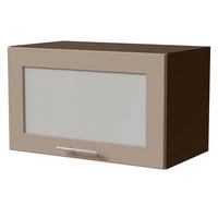 KLAPPHÄNGESCHRANK Brerra W4BS/60 Lava / RAL 1019 graubeige Matt 60 / 32,5 / 36cm - Dunkelgrau/Graubraun, Holz/Holzwerkstoff (60/36/32.5cm) - Feldmann-Wohnen