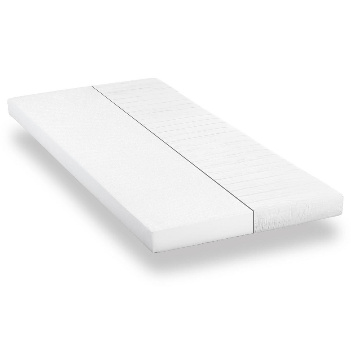 KOMFORTSCHAUMMATRATZE K10 90x200 cm - Weiß, Textil (90/200cm) - Matratzen Discount