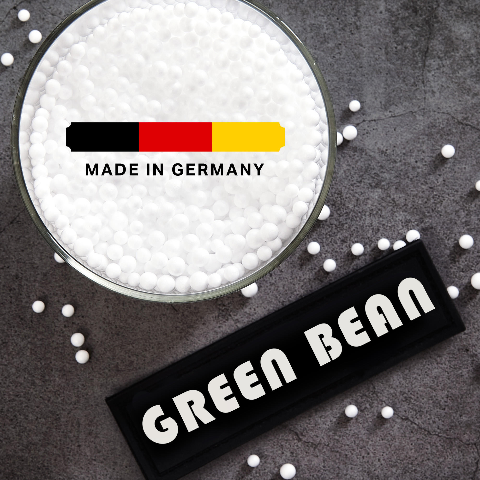 EPS-PERLEN Sitzsack-Füllung 50 Liter - Weiß, Kunststoff (1/1/1cm) - Green Bean