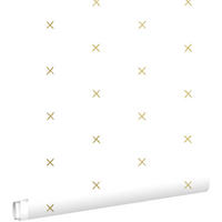 TAPETE grafisches Motiv 53 cm x 10.05 m - Weiß, Papier (53/0.1cm) - ESTAhome