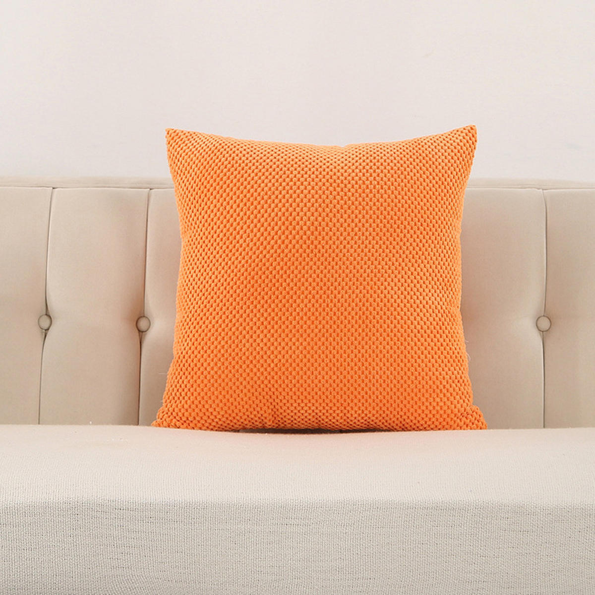 KISSENHÜLLE Polyester 45*45cm,2 Artikel - Limette, Textil (45/45cm)