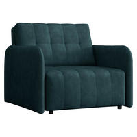 SCHLAFSOFA Viva Grand I - Türkis/Schwarz, Holz/Kunststoff (98/85/95cm) - MIRJAN24