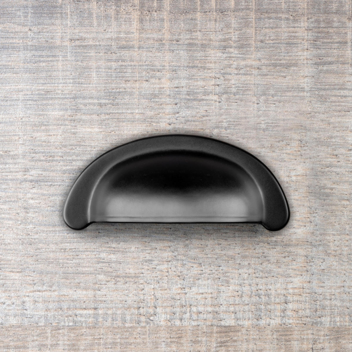 MÖBELGRIFF Marrakech, L77mm, 64mm Achsenabstand, Zamak, Schwarz lackiert - Schwarz, Kunststoff (4/4/9cm) - EMUCA