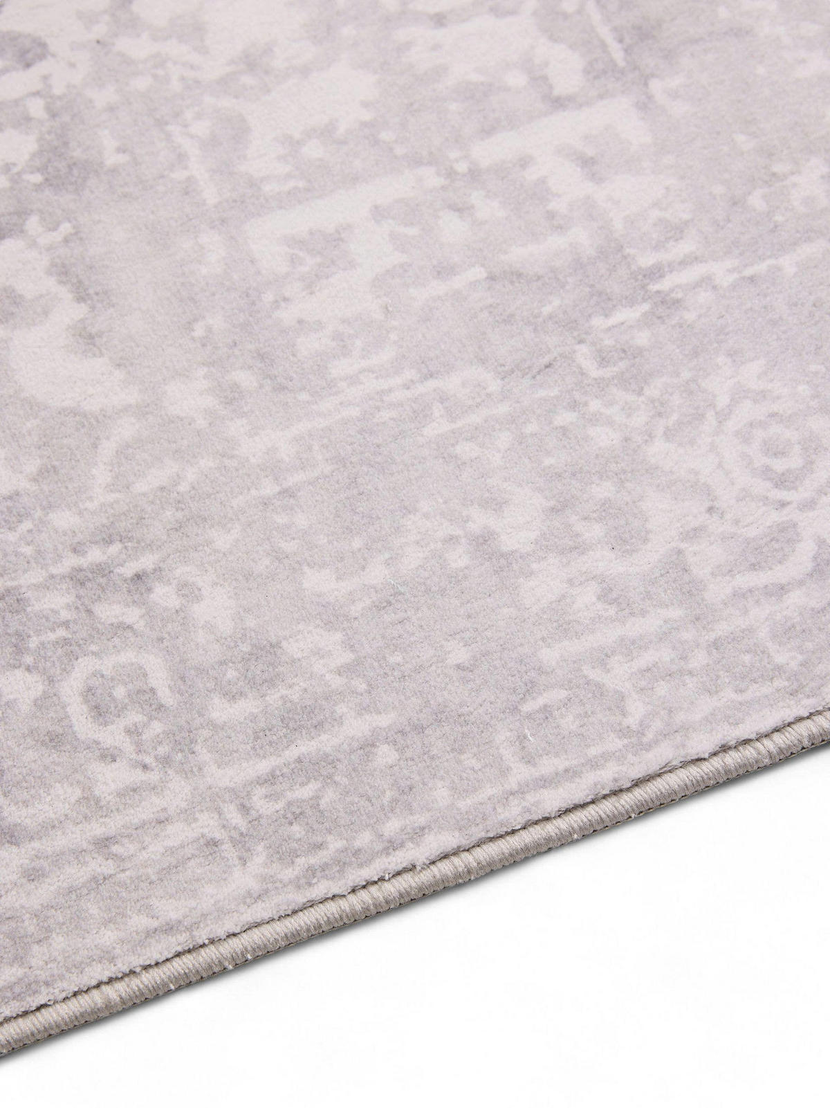 VINTAGE-LÄUFER Miray waschbar 80/240 cm - Grau, Kunststoff (80/240cm) - benuta Nest