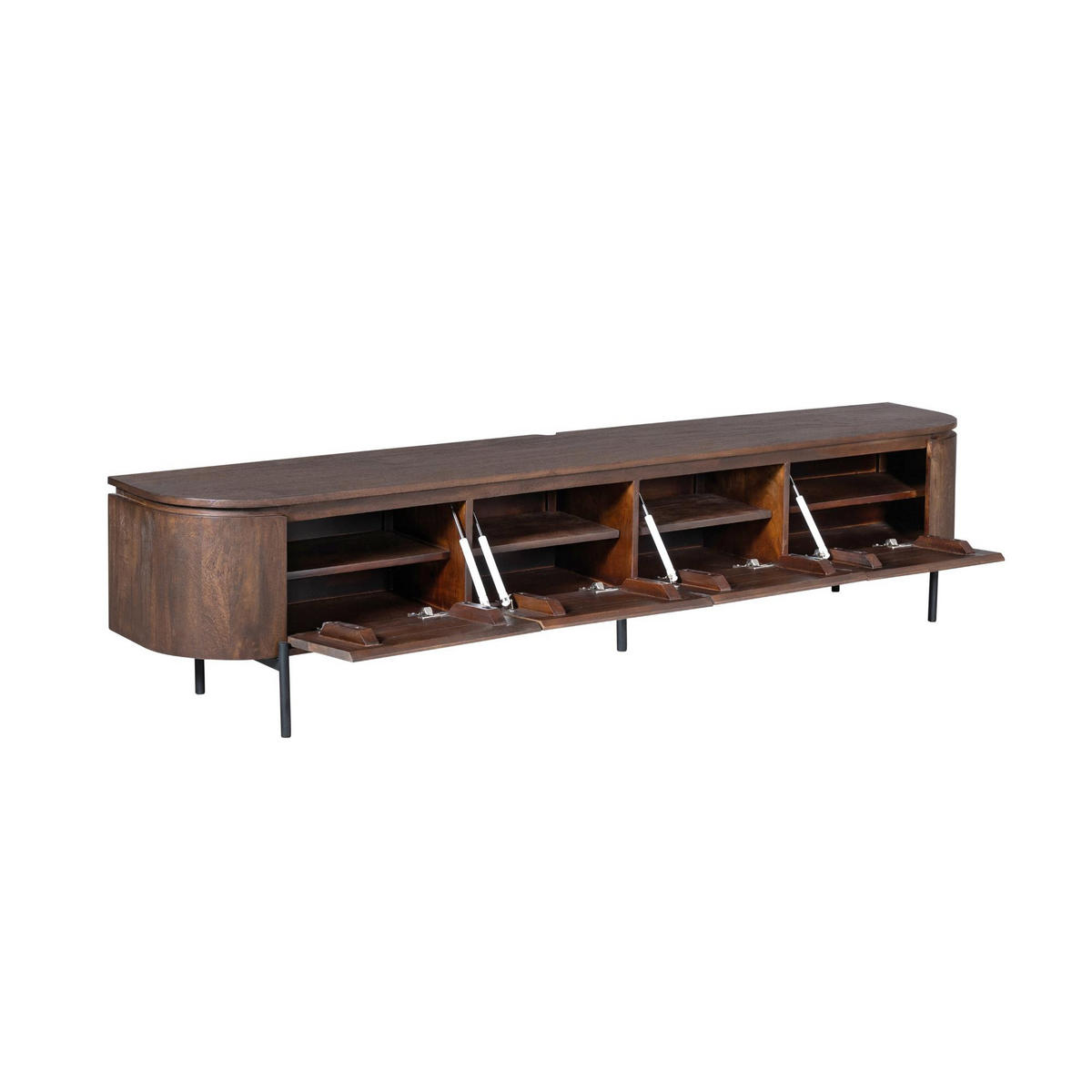 TV-MÖBEL Excellent Braun 35/240/45 cm - Braun, Holz (240/45/35cm) - Starfurn