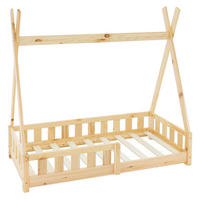 KINDERBETT Tipi 70x140 cm Natur - Naturfarben, Holz (70/140cm) - ML-DESIGN