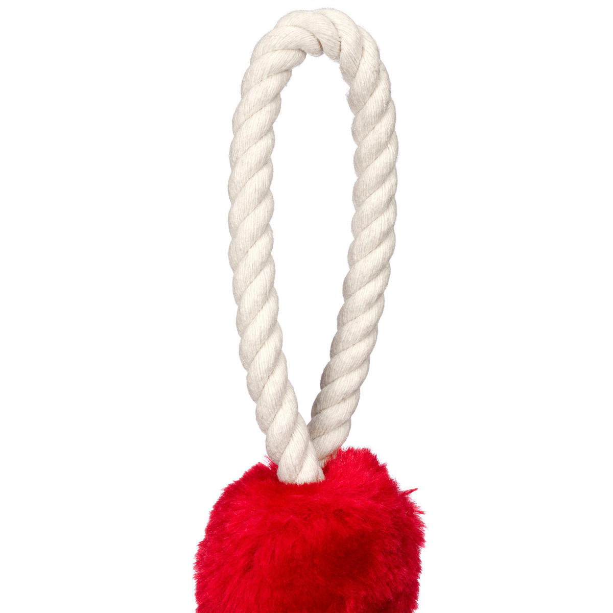 TÜRKORDEL Rot Creme 2er-Set - Creme, Textil (4.5/4.5cm) - Relaxdays