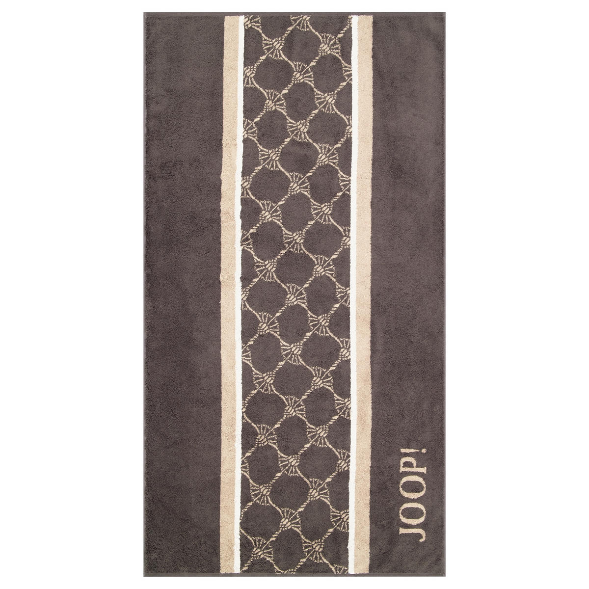 HANDTÜCHER SAUNA STRIPES 1717 ANTHRAZIT - 73 - Grau, Textil (80/150cm) - Joop!
