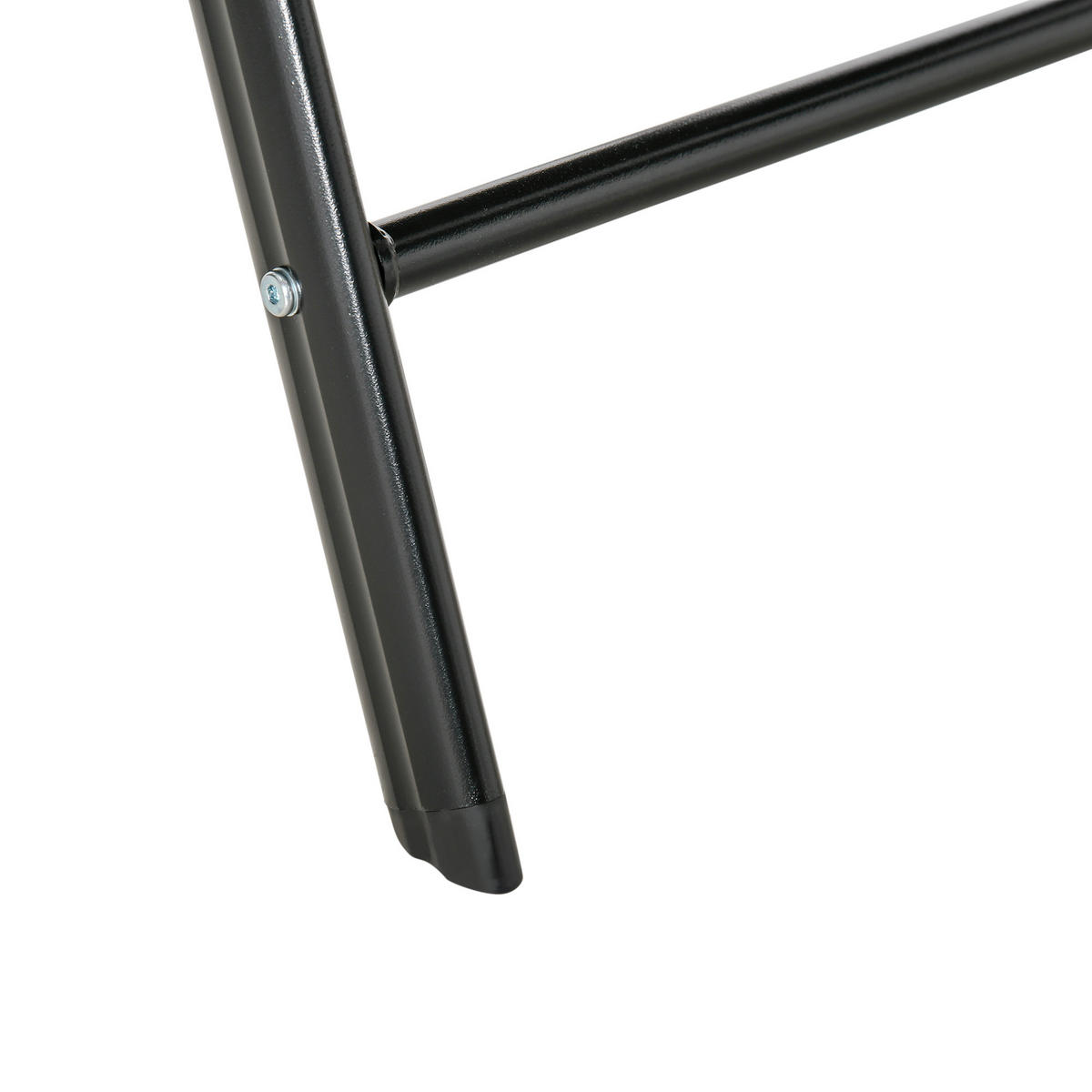 GARTENTISCHGRUPPE DE-18099 klappbar, Neigungsverstellung 7-fach Schwarz - Naturfarben, Metall - ComfortXL