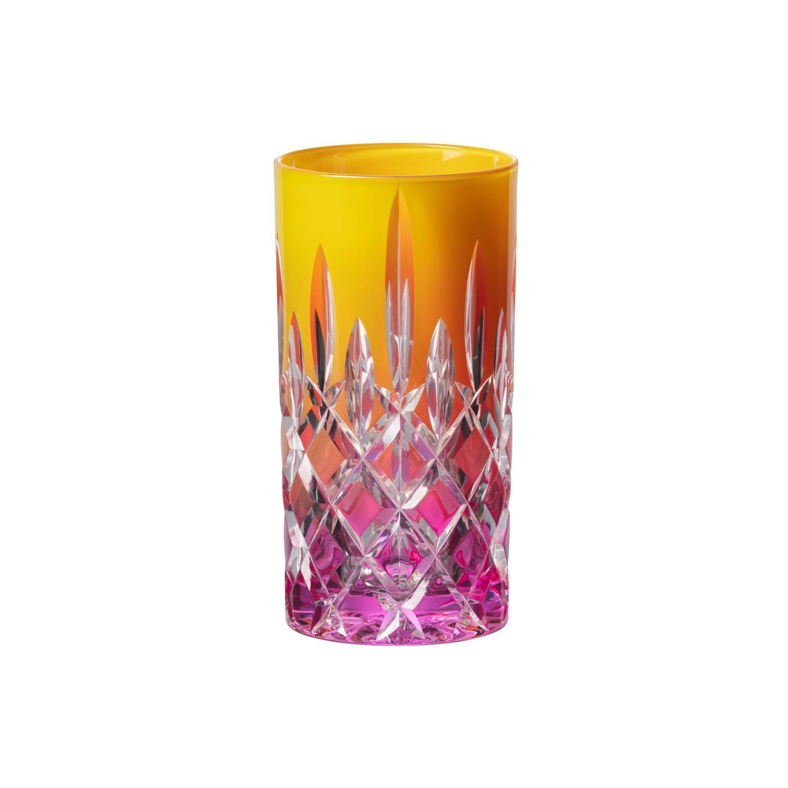 HIGHBALL LONGDRINKGLAS Laudon Orange-Pink 395 ml - Pink/Orange, Glas (0.395L) - Riedel
