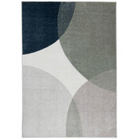 TEPPICH modern Flachgewebe DORY Grün 133 x 190 cm - Grün, Textil (133/190cm) - Novatrend