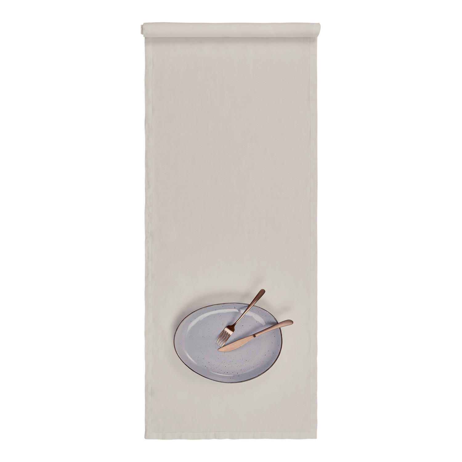 TISCHLÄUFER Riga 50x160cm - Creme, Textil (50/160cm) - Butlers