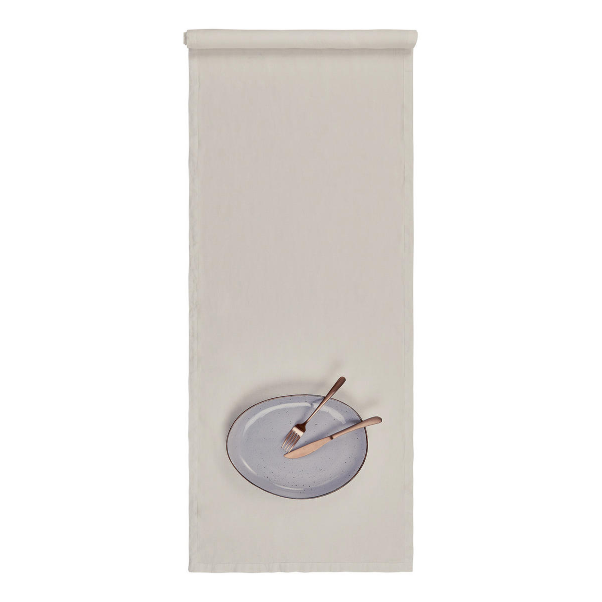 TISCHLÄUFER Riga 50x160cm - Creme, Textil (50/160cm) - Butlers