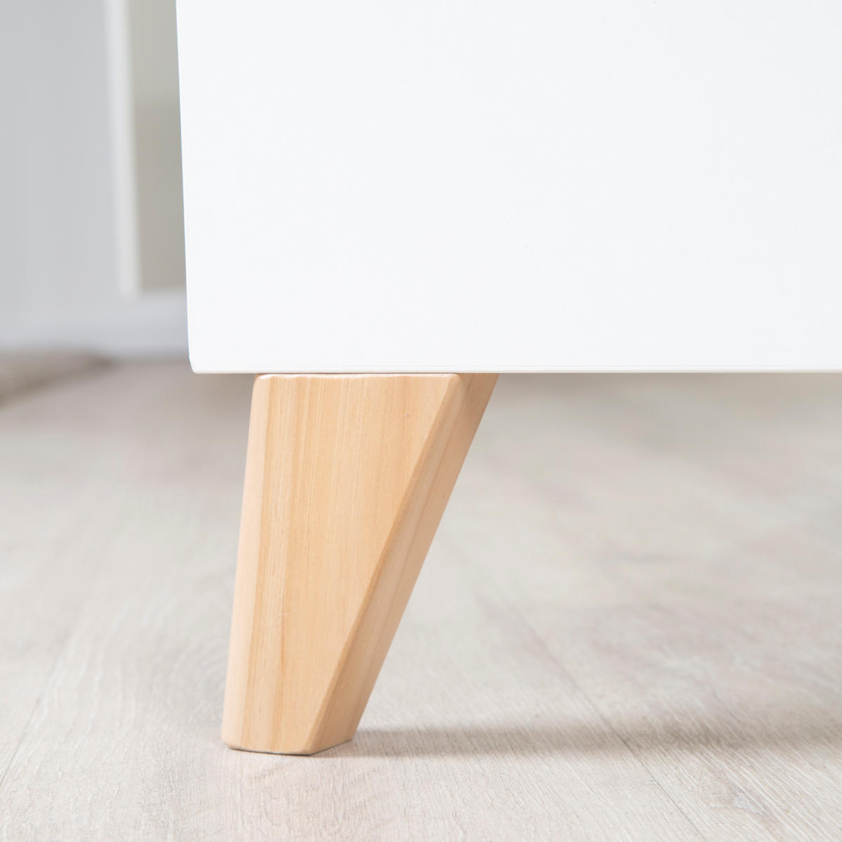 KINDERKLEIDERSCHRANK Leon-2,5 türig - Weiß, Holz (119/190/52cm) - Roba