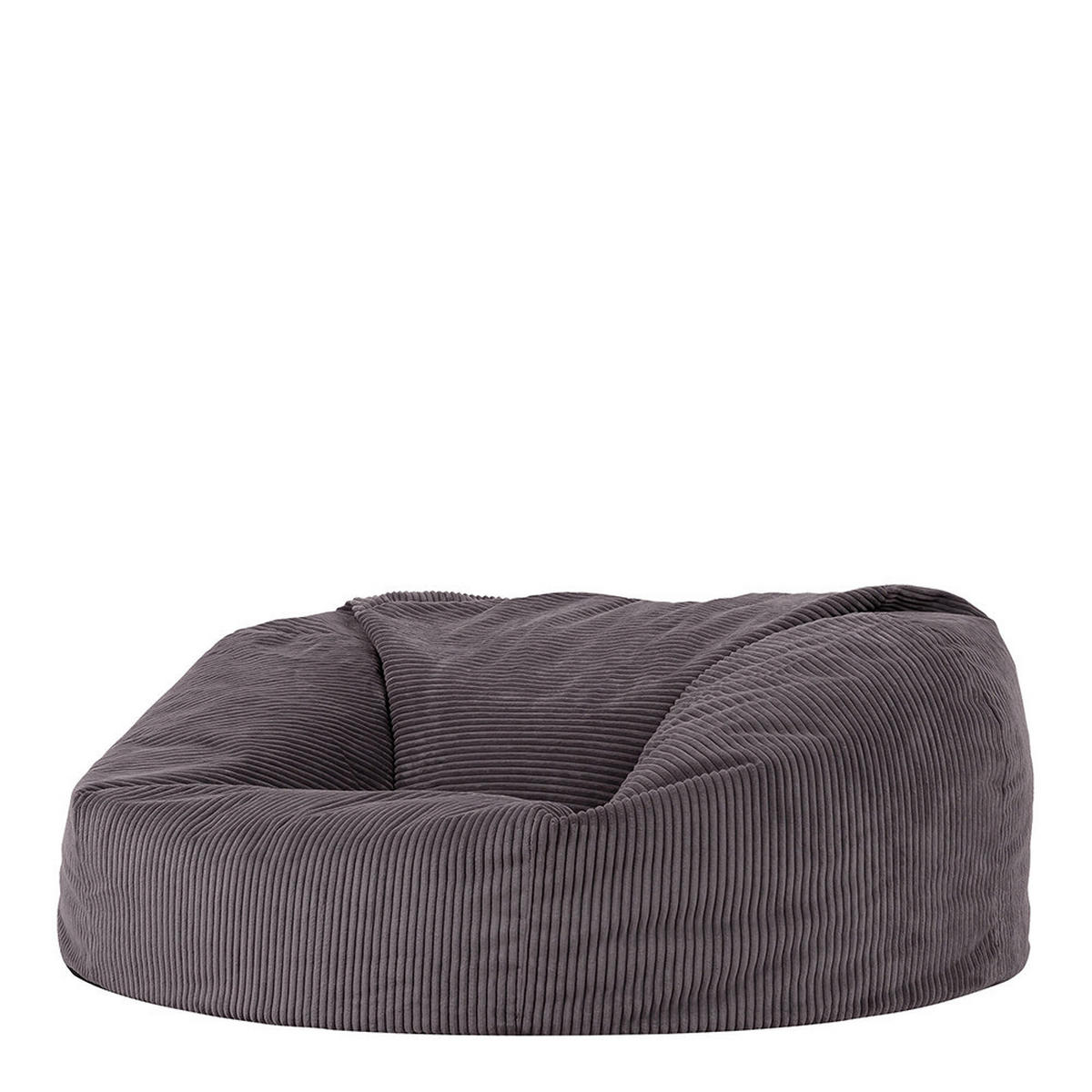 RIESENSITZSACK Flauschig Soul - Grau, Kunststoff (130/57/116cm) - icon