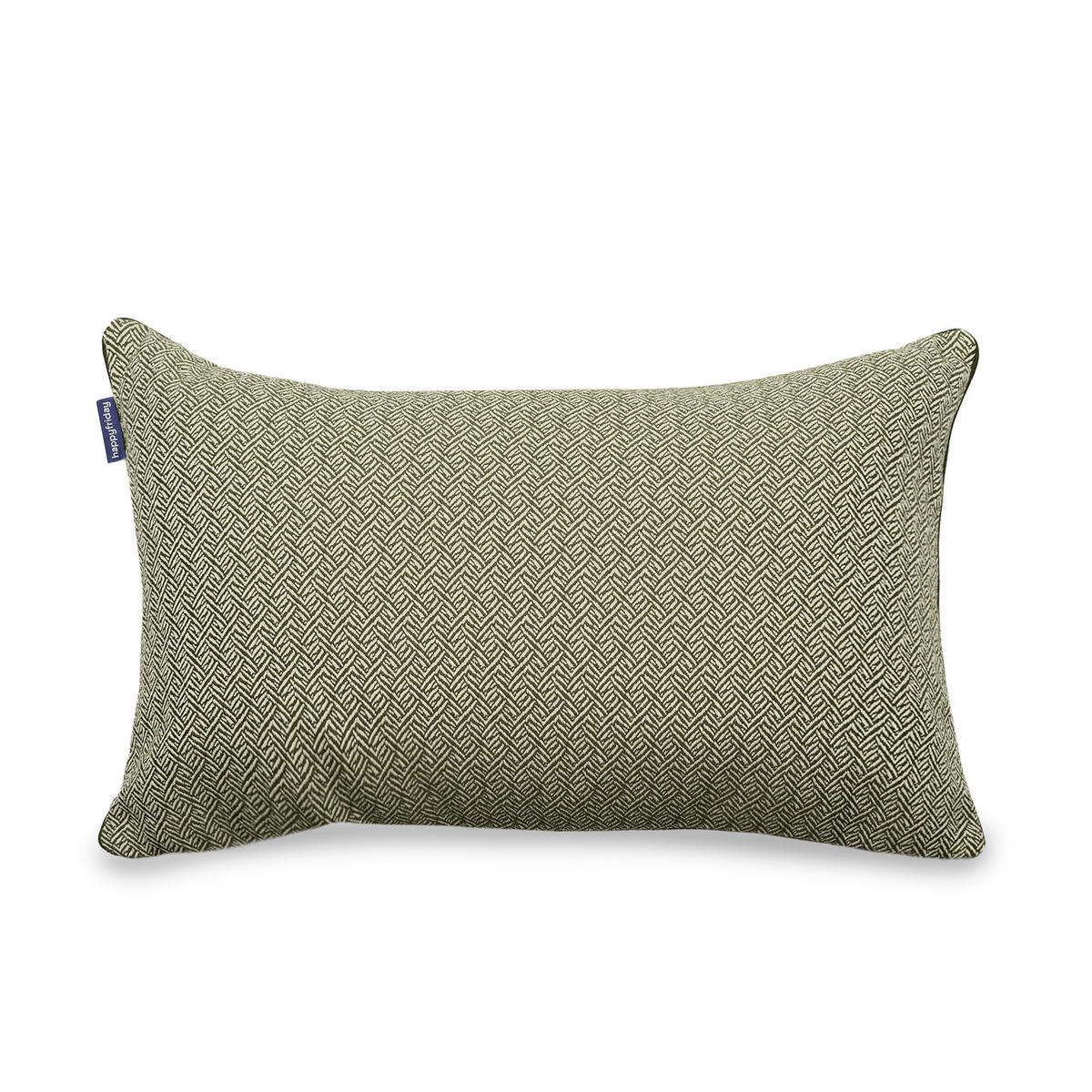 KISSENBEZUG dekorativ herringbone 60x40 cm olivgrün - Olivgrün, Textil (40/60cm) - Happy Friday