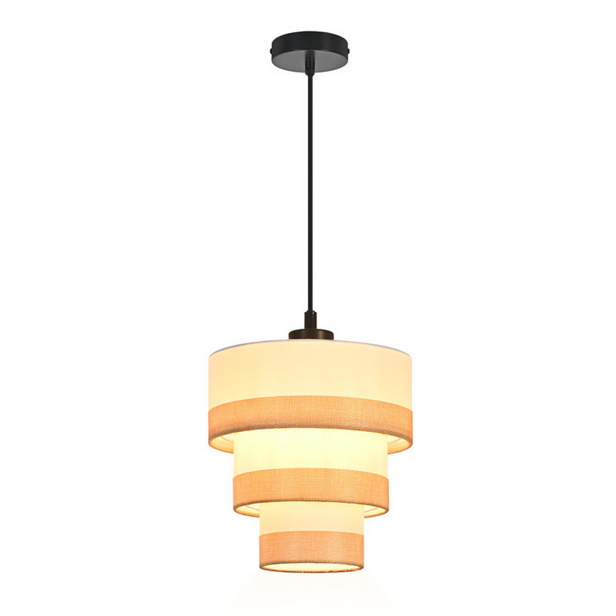 PENDELLEUCHTE AUB Ⅲ 10/20/120 cm - Weiß, Metall (10/20/120cm) - Nettlife