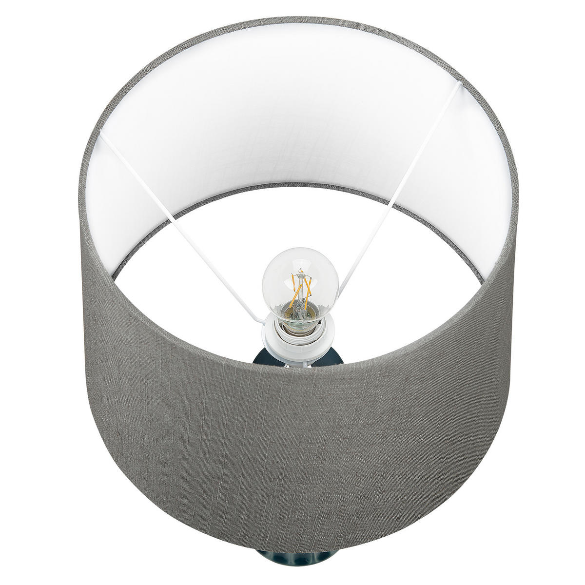 TISCHLAMPE Samina 35/35/59 cm - Grün, Keramik (35/35/59cm) - Beliani