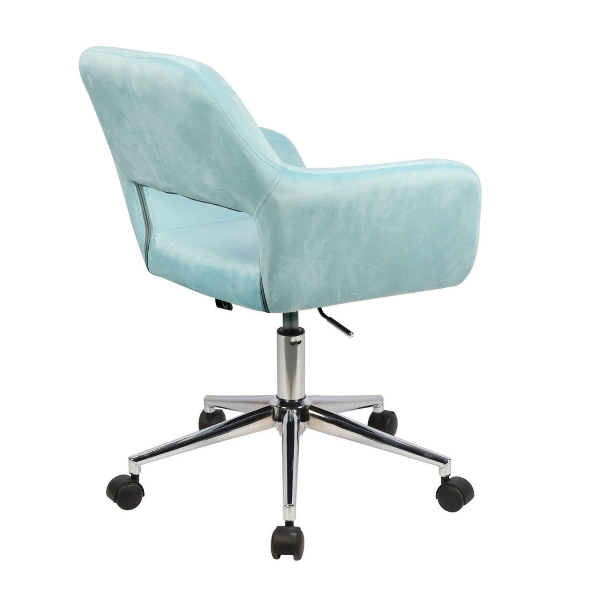 SCHREIBTISCHSTUHL JILL Hellblau - Hellblau, Textil (56/85/42cm) - SVITA