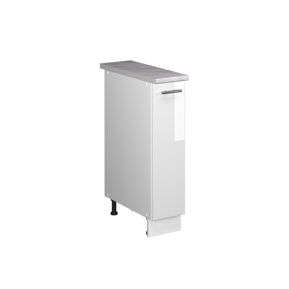 APOTEKARSK&Aring;P Fame-Line, Vit h&ouml;gblank/Vit, 20 cm, AP Marble Vit h&ouml;gglans, Vit 82/20/60 cm