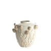 VASE Juana Weiß Ø36/36 cm - Weiß, Keramik (36cm) - Light & Living