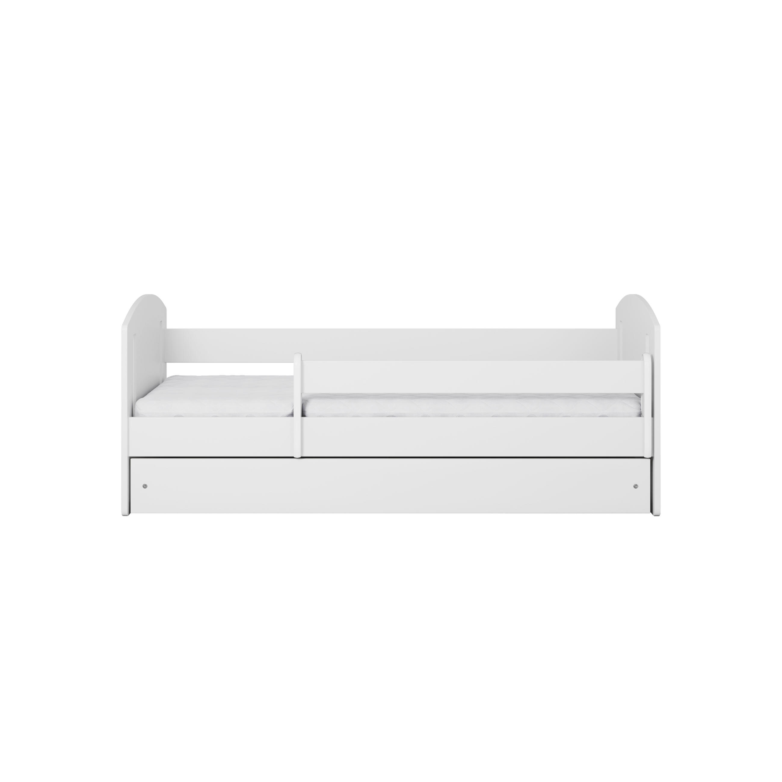 KINDERBETT CLASSIC II mit Schublade ohne Matratze 90/65/164 - Weiß, Holzwerkstoff (80/160cm) - RAUMHIRSCH FURNITURE