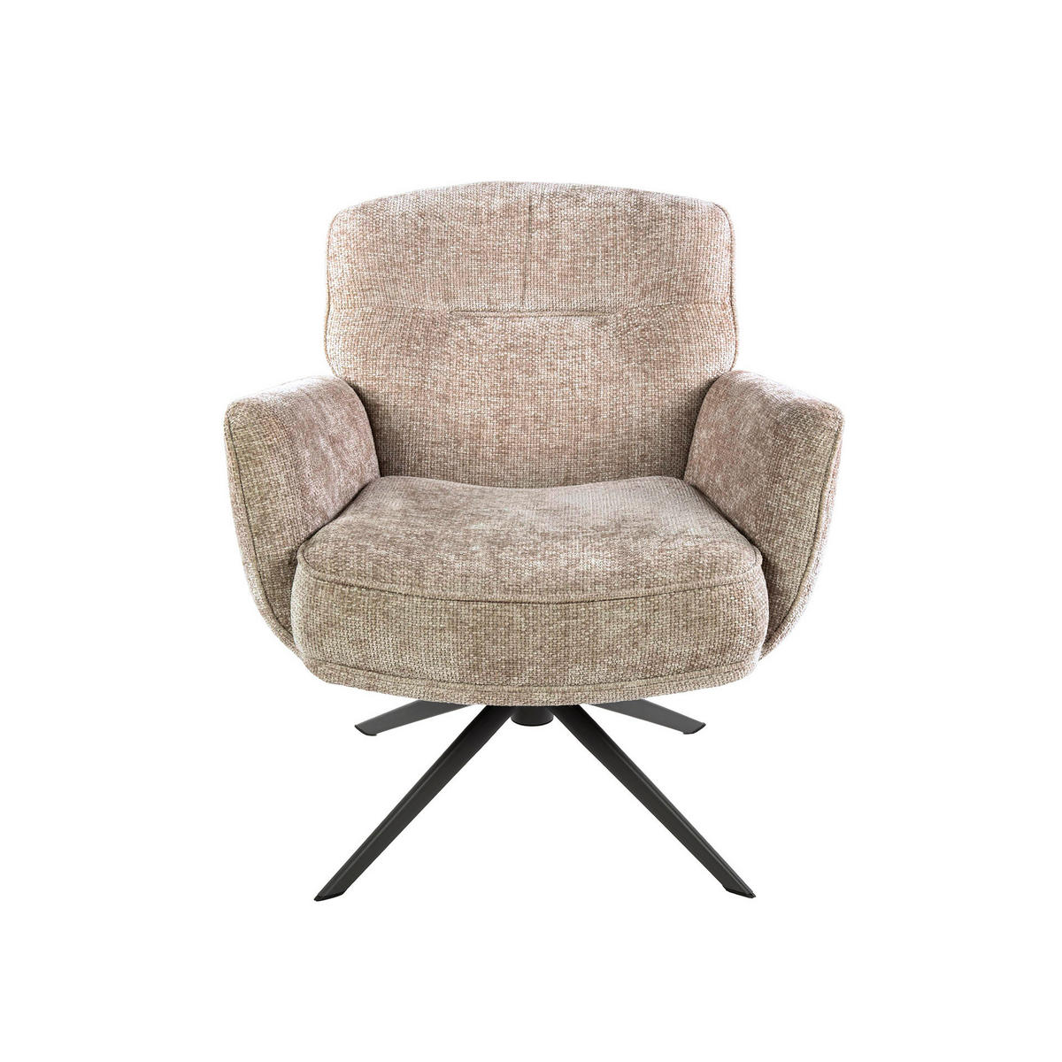SESSEL Beige 79/75/83 cm - Sandfarben, Textil (75/83/79cm) - Hoyz Collection