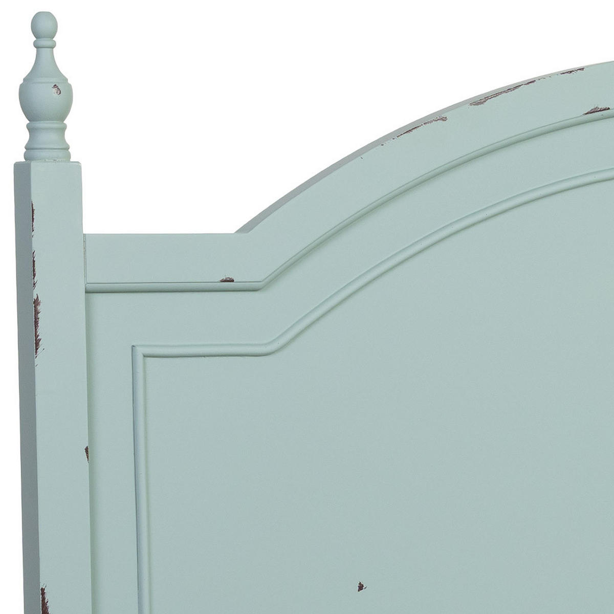 KOPFTEIL aus Holz, weiß, 150x5x130cm - Grün, Holz (150/130/5cm) - Wanderlust